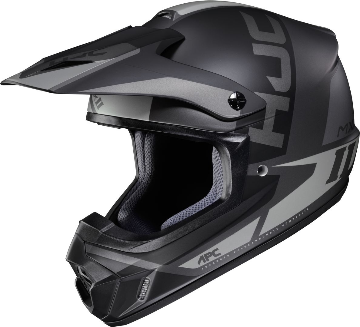 HJC CS-MX II Creed Motorcross helm, zwart-grijs, XL