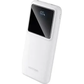 Vention Powerbank, Vention, FHKW0,10000mAh, Micro-USB, USB-C, 2xUSB-A, 22.5W Tragbare Power Bank Weiß