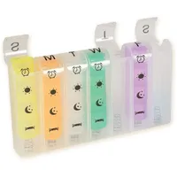 GiMa 25767 Wöchentliche Pillendose x 4 Spring, Englisch