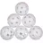 Masters GO White Masters Airflow Übungsbälle, Unisex, 6 Stück