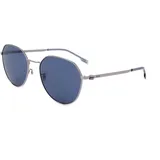 HUGO BOSS Boss 1471/F/SK Herren-Sonnenbrille Vollrand Panto Metall-Gestell, grau