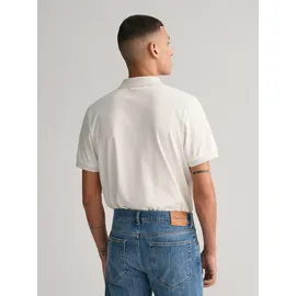 GANT Reg Contrast Pique Kurzarmshirt beige L
