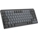 Logitech MX Mechanical Mini für Mac Tastatur Deutsch, QWERTZ Mac Space Grau