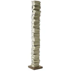 Opinion Ciatti Büchersäule Ptolomeo Sockel Corten, Designer Bruno Rainaldi, 215xSockel 35xSockel 35 cm
