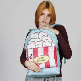 OH MY POP Oh My Pop! Popcorn Fan Hs 2.2, Rucksack - Blue - One Size
