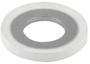 DICHT-UND UNTERLEGSCHEIBE HYGIENIC USIT®, D=16,2 EDELSTAHL 1.4404, KOMP:70 EPDM 253815, KOMP:WEISS