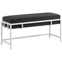 Bettso Polsterbank, Schwarz, 80x45x35 cm, Esszimmer, Bänke, Sitzbänke