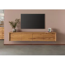 MASSIVMOEBEL24.DE PURE OAK Lowboard 220x40x40 cm Beige Massivholz