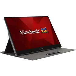 Viewsonic TD1655 Computerbildschirm 39,6 cm (15.6") 1920 x 1080 Pixel Full HD LED Touchscreen Multi-Nutzer Schwarz, Silber