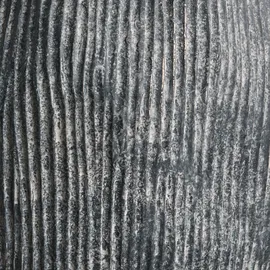 Beliani Blumenvase ARGINO 50 cm Grau