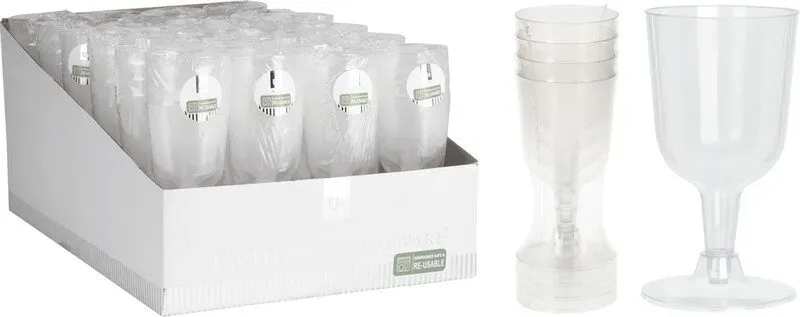 Weinglas 160ml PP 4 Stück Transparent
