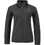 Schöffel Damen Style Cascata Fleece Jacke (Größe 4XL, schwarz)