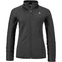 Schöffel Damen Style Cascata Fleece Jacke (Größe 4XL, schwarz)