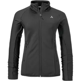 Schöffel Damen Style Cascata Fleece Jacke (Größe 4XL, schwarz)
