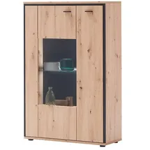 Uno Vitrine Argon 93 x 38 x 210 cm Mehrfarbig