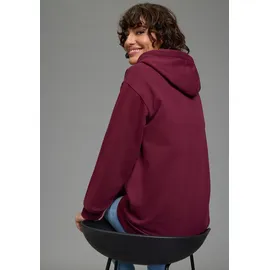 delmao Kapuzensweatshirt Bordeaux 48/50