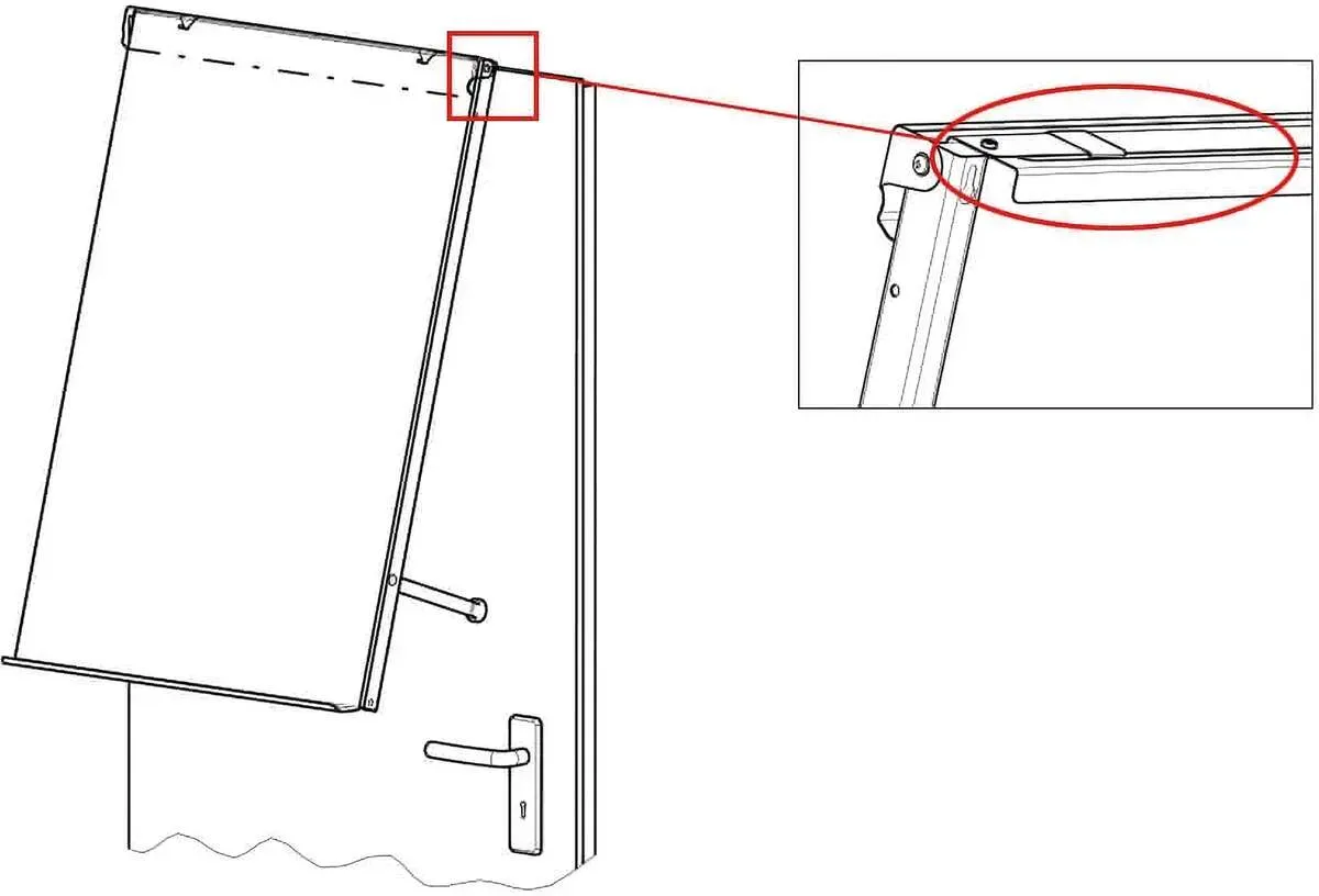 Haltewinkel für Flipchart MAULoffice, wall