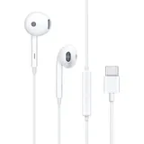 OPPO Original Stereo-Set Kopfhörer OPPO MH135-3 USB C In-Ear-Kopfhörer Weiß