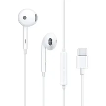 OPPO Original Stereo-Set Kopfhörer OPPO MH135-3 USB C In-Ear-Kopfhörer Weiß