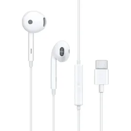 OPPO Original Stereo-Set Kopfhörer OPPO MH135-3 USB C In-Ear-Kopfhörer Weiß