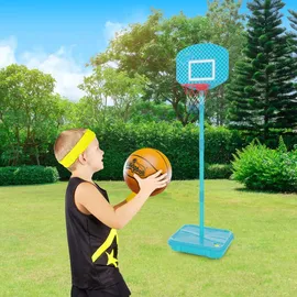 swingball Basketballkorb JUNIOR Blau 150 cm