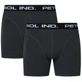 Petrol Industries Boxershorts schwarz/weiß/petrol XXL 3er Pack