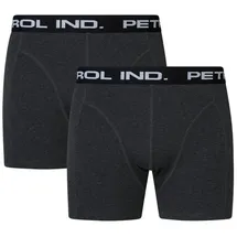 Petrol Industries Boxershorts schwarz/weiß/petrol XXL 3er Pack