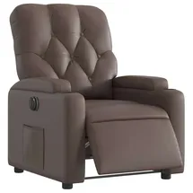 vidaXL Relaxsessel 142 x 75 x 100 cm Braun elektrisch