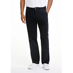 Cordhose LINDBERGH "Lindbergh Cordhose", Herren, Gr. L, blau (navy), Oberstoff: 98% Baumwolle, 2% Elasthan, weit, Hosen