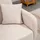 Homcom Sofa, Doppelsofa, LxBxH: 130 x 70 x 80 cm | weiss