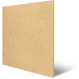 Akustikplatte Schallabsorber 52x52 cm Wandpaneel pet Filz Beige Schalldämmung