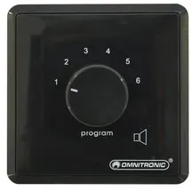 Omnitronic 80711072 Einbau ELA-Programmwähler Schwarz