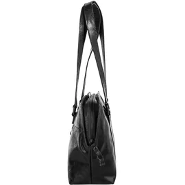 Spikes & Sparrow Henkeltasche, echt Leder, schwarz -
