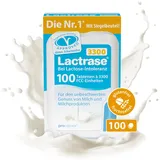 pro natura Lactrase 3300 – 100 Lactase Tabletten bei Lactose-Intoleranz, für den unbeschwerten Genuss von Milch und Milchprodukten