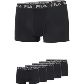 Fila Boxershorts 5er Pack schwarz XXL