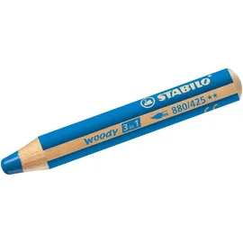 Stabilo Woody 3 in 1 Buntstift mittelblau
