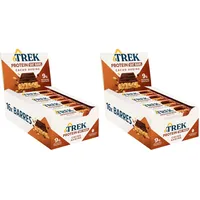 JB's TREK Protein Haferriegel | Cocoa Oat | Pflanzliches Protein | Glutenfrei | 16 x 50g Riegel | 800g (Packung mit 2)