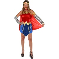 Ciao 11678.S Wonder Woman Disguise, Women, Red, Blue, Size S