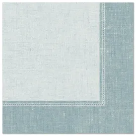 Papstar Servietten "ROYAL Collection" 1/4-Falz 40 cm x 40 cm blau Paisley