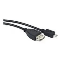 Lanberg usb micro-B M USB-A F 2.0 cable USB 2.0), USB Kabel