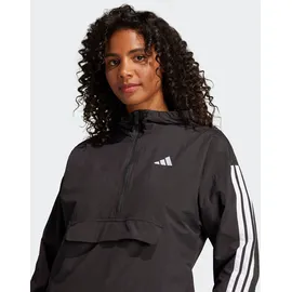 adidas Women's ESSENTIALS 3-STRIPES LIFESTYLE WOVEN Windbreaker black/white, S