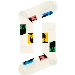 Happy Socks Beatles Silhouettes Sock Weiß Baumwolle Gr 36/40