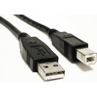Akyga USB-Kabel USB-A Stecker, USB-B Stecker 5.00m Schwarz AK-USB-18