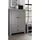 Feldmann-Wohnen Stauraumschrank Terni Mehrzweckschrank 91,5x42x139 cm 2-türig mit 2 Schubladen grau