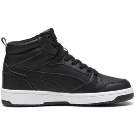 Puma Rebound V6 Mid WTR Kinder Schwarz/Weiß 39