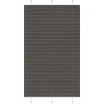 vidaXL Plissee 115 x 200 cm schwarz