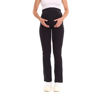 neun 9 monate Damen Umstands-Leggings bequeme Schwangerschafts-Hose Umstandsmode 73414137 Schwarz - 36/38