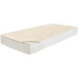 Dormisette Protect & Care Molton Baumwoll-Leinen Matratzenauflage Natur 90 x 200 cm