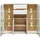 Innostyle Memphis Highboard 145 x 127 x 38 cm Weiß
