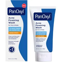 panoxyl Acne Foaming Wash Benzoyl Peroxide 10% Maximum Strength Antimicrobial, 5.5 Ounce